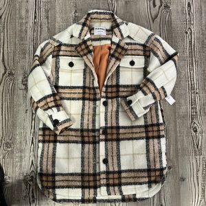 Oversized shirt jacket